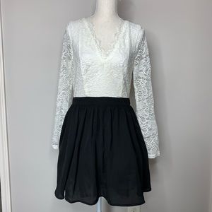 Gabriella Rocha Calistoga Lace Top Dress Large NWT